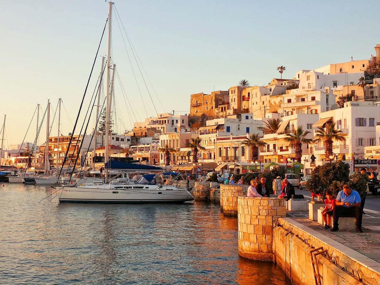 Naxos port